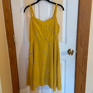 Yellow Floral Old Navy Sundress (M)